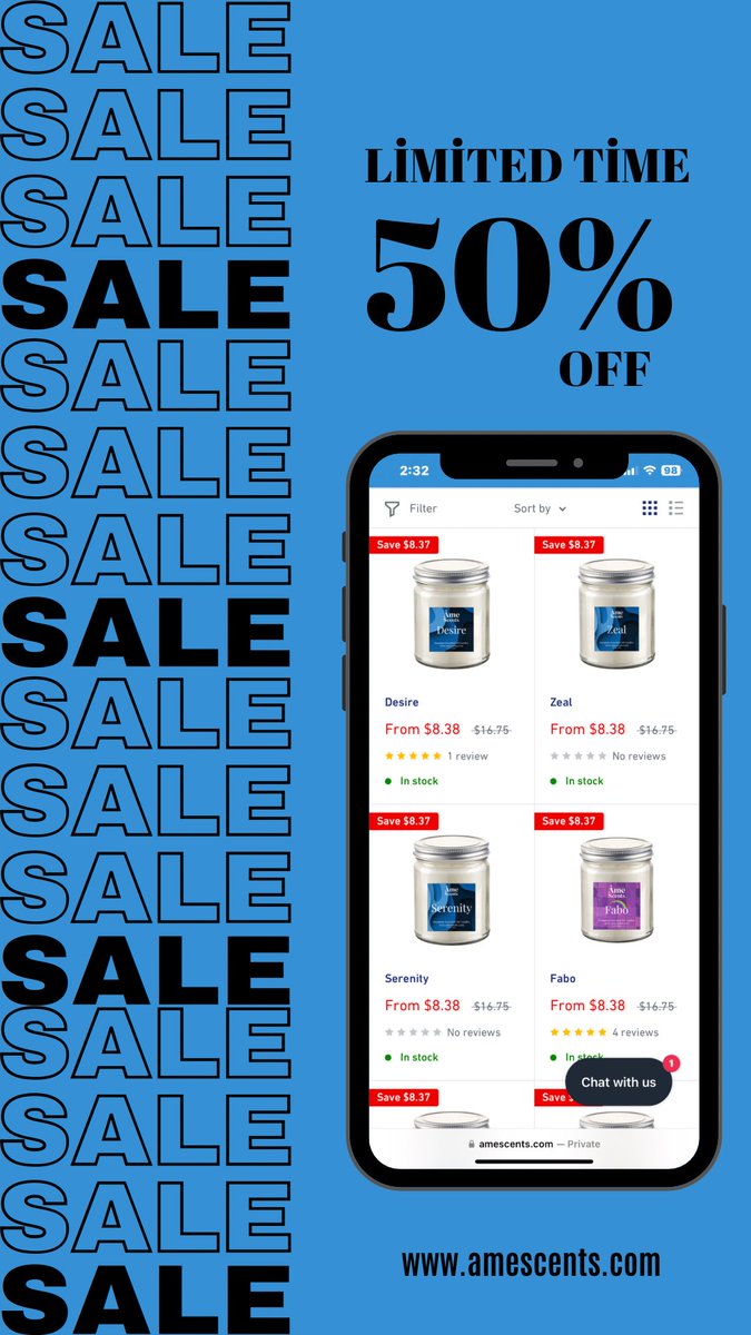 ShopAmeScents's tweet photo. End of the year sale!!!!
#amescents #sale #NewYear2023
https://t.co/MjHrmAqv5Q https://t.co/6f0C63Y2O0