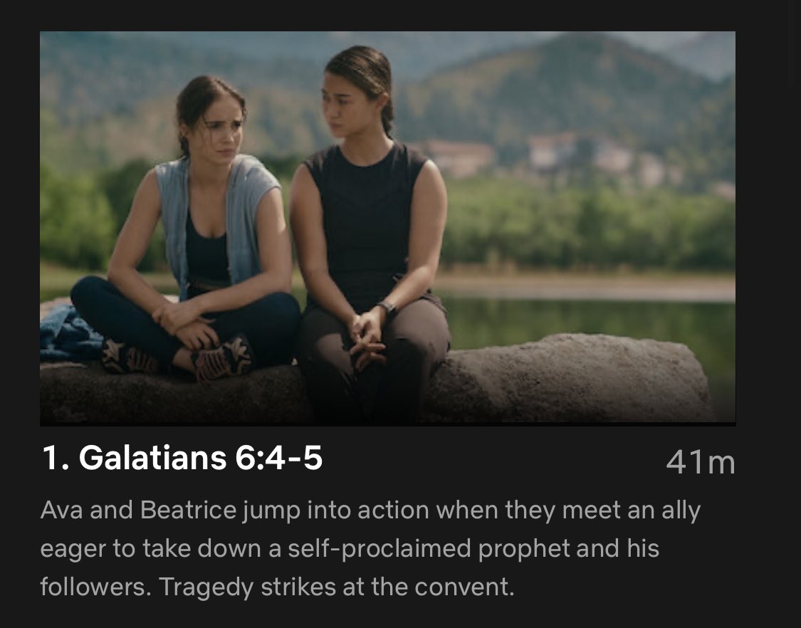 acchica2527's tweet photo. [THREAD:] Alright let’s get these #WarriorNun Season 2 episode Easter egg/detail breakdowns started! First up of course is Episode 1 and we will start from the very beginning with the title…

#SaveWarriorNun https://t.co/v2bErZimeD