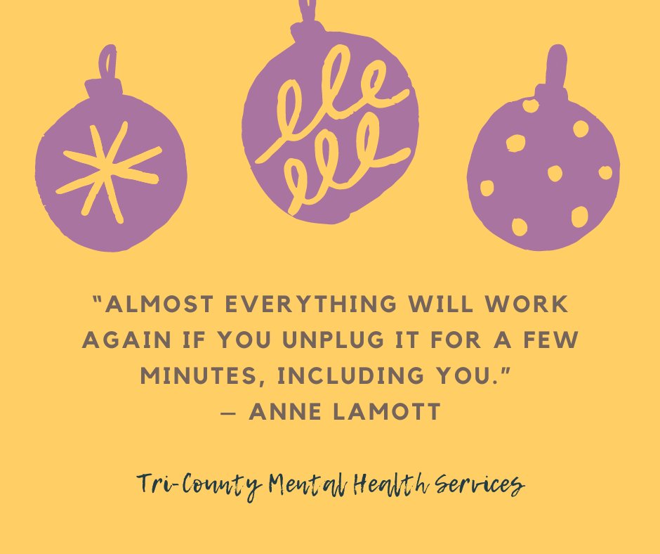 “Almost everything will work again if you unplug it for a few minutes, including you.” – Anne Lamott 

Could you use a few minutes to unplug? 

#MentalHealthMonday