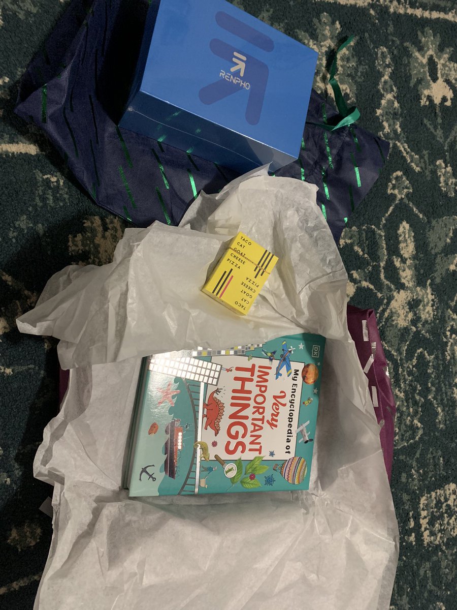 ajaybharathi's tweet photo. Came home after flight cancellation and red eye and what a surprise. Thank you @DesiSecretSanta you are exceptional. https://t.co/kXXX2eMiFc