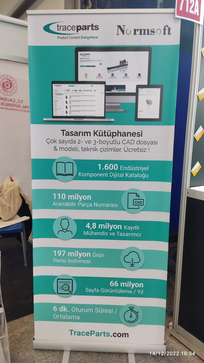 TracepartsT's tweet photo. #Bumatech 2022 Tüyap standımıza yurtiçinden ve yurtdışından gelerek bizi ziyaret eden tüm dostlarımıza en içten teşekkürlerimizi sunarız.
#Normsoft #eİhracat #TraceParts #İçerik #3D #Pazarlama
https://t.co/3Wn6yKHA9X https://t.co/T2O8bmT6Cc