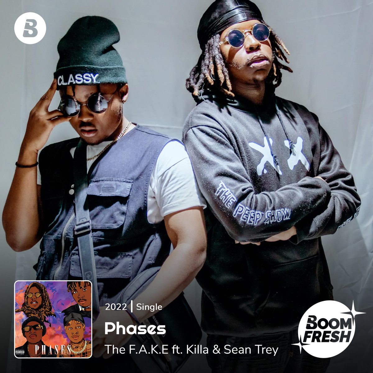 "Phases" by <a href="/thefake_zm/">The F.A.K.E🇿🇲</a> feat. <a href="/Killa_SoGood/">KILLA</a> &amp; <a href="/seantreyfr/">pizza in distress 🍕</a> SINGLE OUT NOW! It's a banger! 🔥

boomplay.com/songs/112145148

#BoomplayMusicZM #ZambiaKuChalo