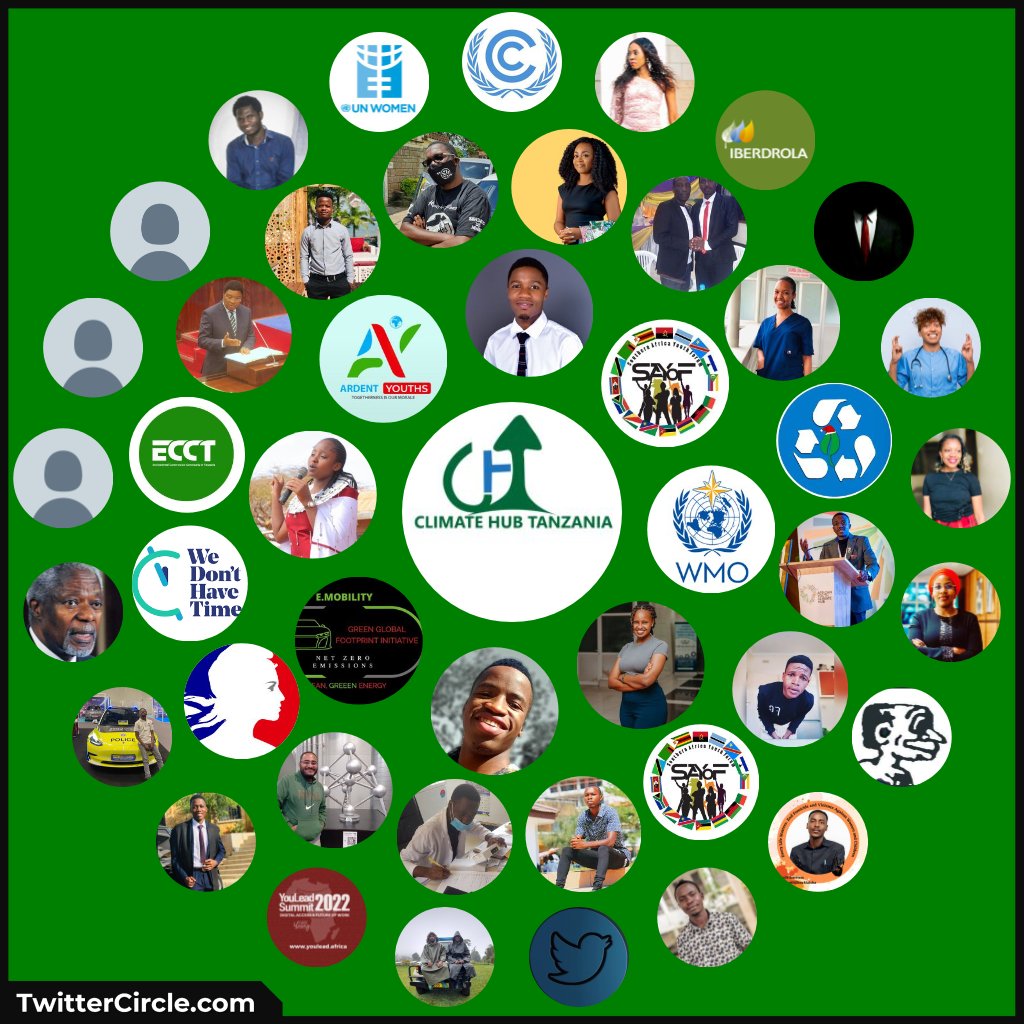 Happy to have green warriors in this circle 
Looking forward to bring an impact and opportunity to the whole community in 2023
Through climate change action. 

Warriors are you ready??

#climatehubtz #climate #ClimateAction #ClimateVoices