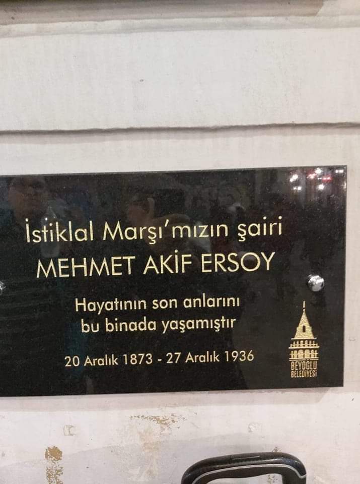 İstiklal Marşımızın şairi merhum Mehmet Akif ERSOY' u rahmetle anıyorum. 
H. Cihangir TUĞSAVUL
İSGOBDER Genel Başkanı