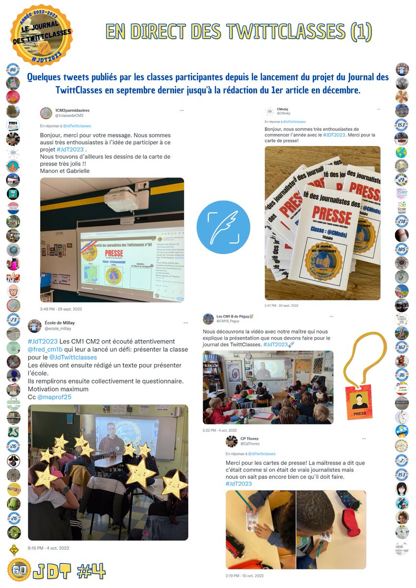 Le Journal et la Radio des TwittClasses tweet media