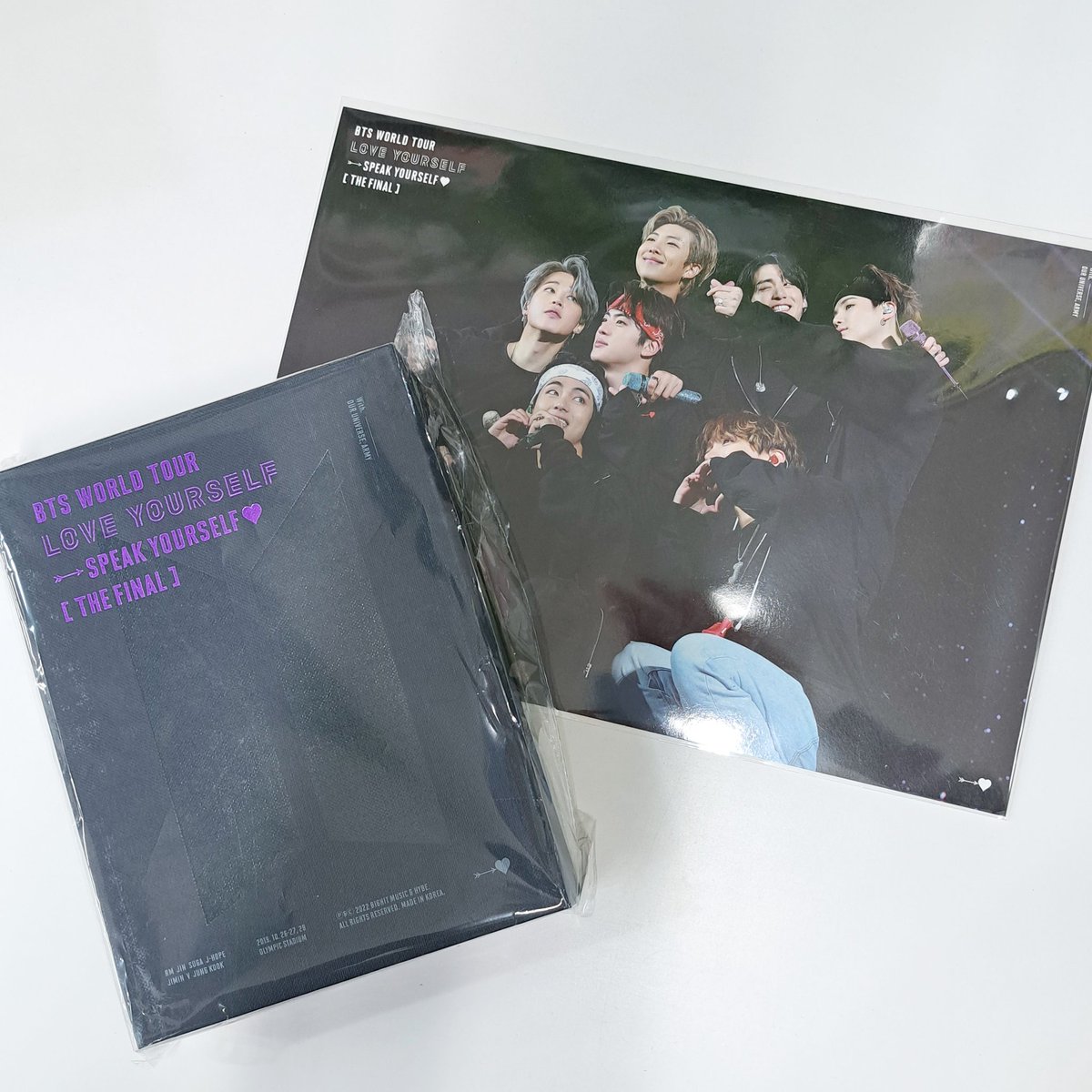 moizajp's tweet photo. 💜BTS💜

WORLS TOUR
『LOVE YOURSELF 'SPEAK YOURSELF'』
Blu_ray ver.入荷しました✨
特大ポストカード付きです♡♡♡

#新大久保 #モイザ #BTS #SPEAK_YOURSELF #RM #V #JIMIN #JIN #SUGA #JHOPE #JUNGKOOK https://t.co/n5kdaOQhoS