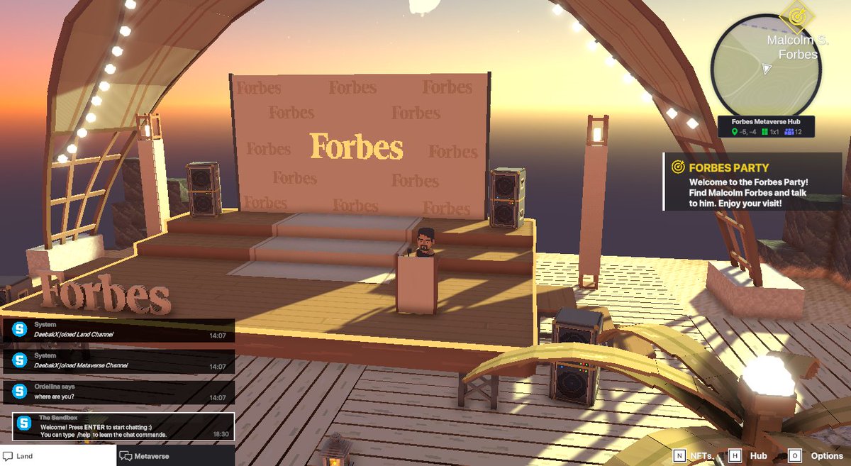 daeb_x's tweet photo. @TheSandboxGame @Forbes @polygonalmind In the @Forbes Metaverse Hub! Check my screenshot below 🎈👇 https://t.co/zZU3Wz6aLj