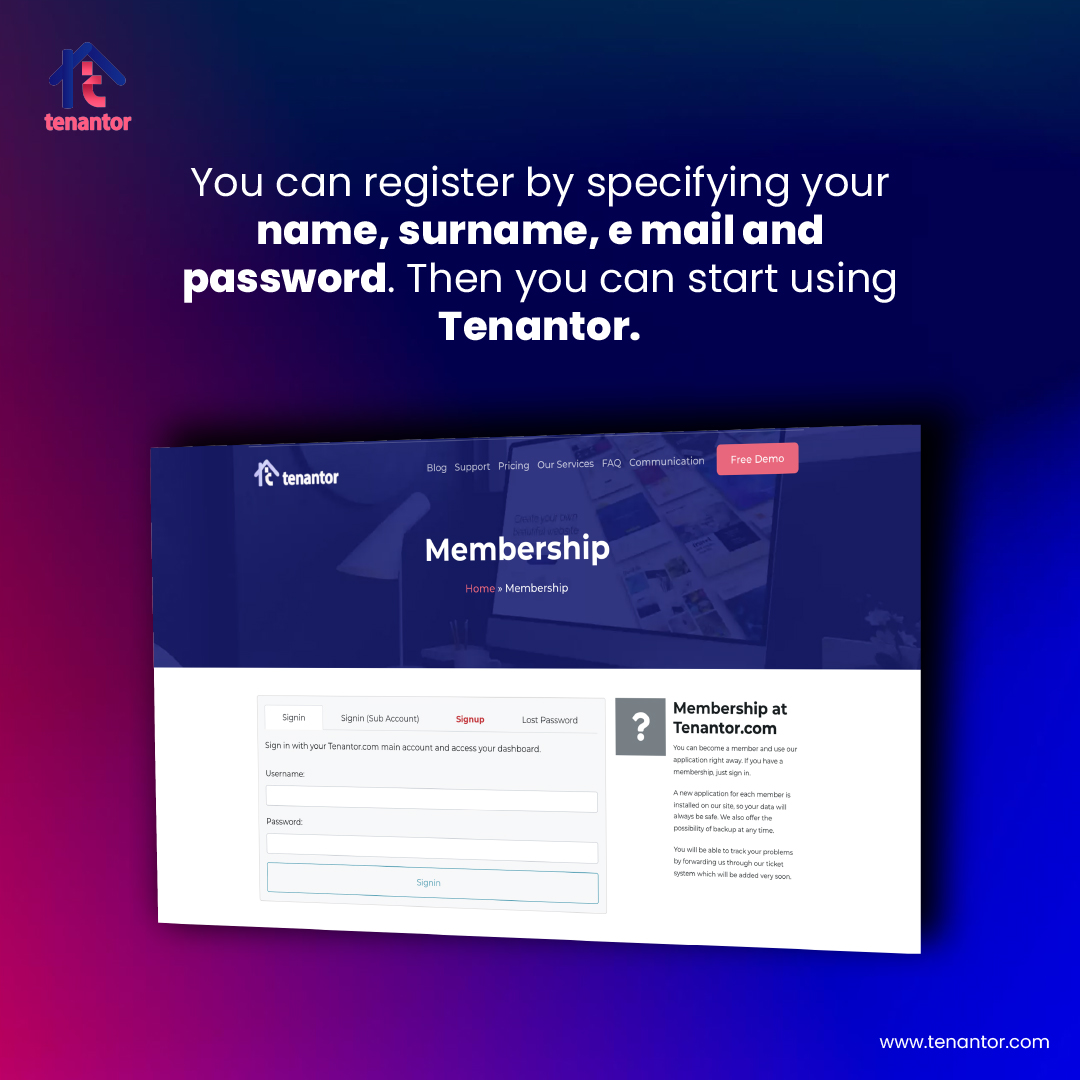 HOW DO I SIGN UP TO TENANTOR? 

#tenantor #rentalmanagement #rantaltracking #tenanttracking #propertymanagement