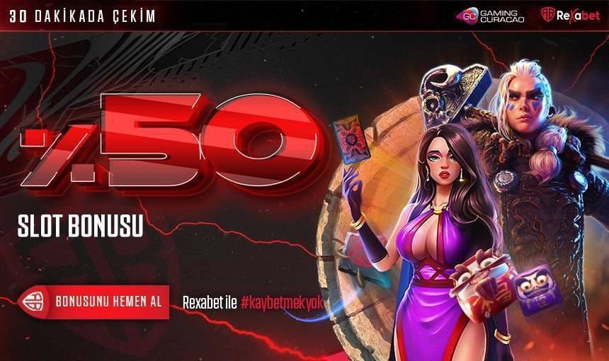 🎰 %50 Slot Bonusu Rexabet'te! 🥳

👉 Salı ve Perşembe günlerine özel %50 Slot Bonusu Rexabet'te sizi bekliyor!

#Rexabet