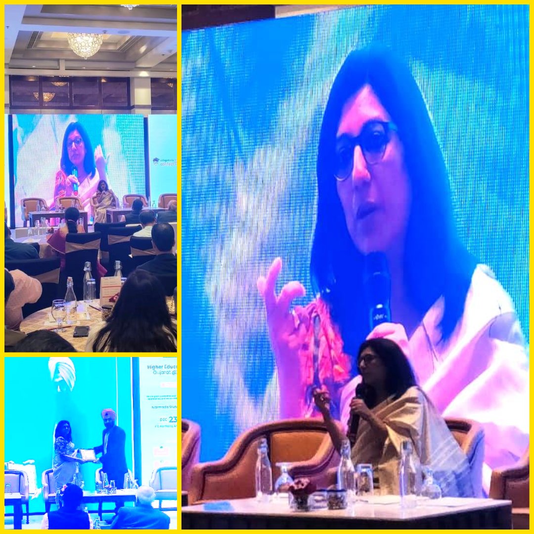 DG,KSU &amp; Principal Secretary,LSD&amp;ED,GOG Dr. Anju Sharma,IAS emphasized skill development with education &amp; imp. of apprenticeship for making  youth Job Ready <a href="/Mega/">Mega</a> Career carnival, Career Guidance Seminar,Higher Education in Gujarat@2047 on–Dec-23rd ITC,NARMADA <a href="/anju_sharma_ind/">Anju Sharma</a>