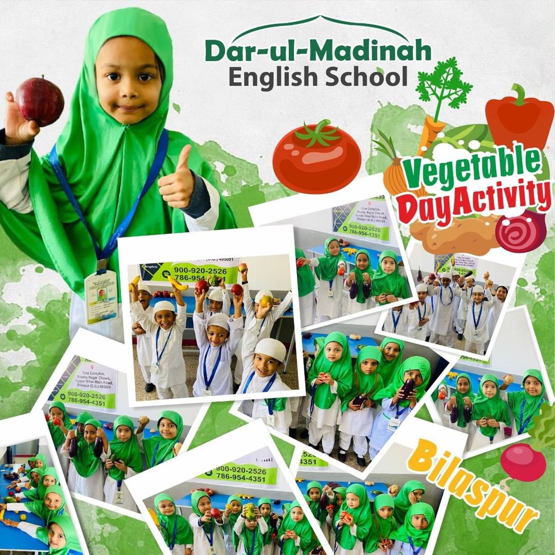 DarulmadinahIND's tweet photo. #vegetableactivity #vegetableacademy #bilaspurschool #studentactivities #kidsfun #craftideas #darulmadinah https://t.co/Lr4XA0NRwS