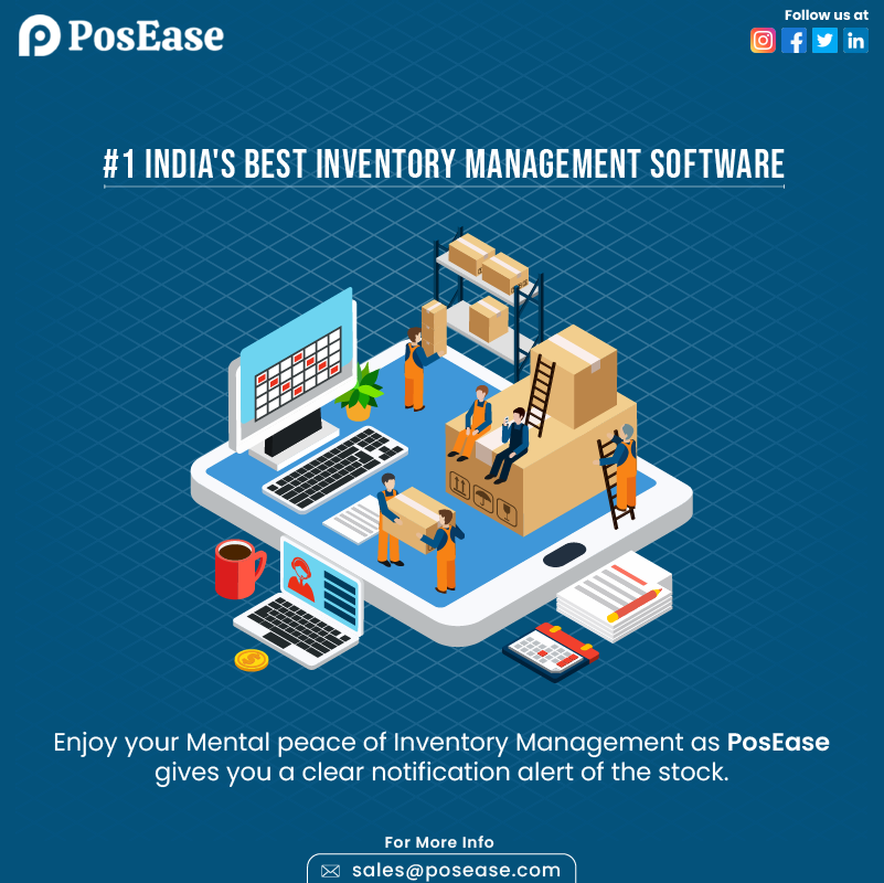 PosEase's tweet photo. Say hello to @PosEase ! which helps you to manage your Inventory, Stock. Manage a record of the inventory of the items.

📞 +91-95017 95038
🌍 https://t.co/ipSDnRxdJj

#inventory #inventorymanagement #inventorycontrol #inventorymanagementsoftware #accounting #posease #india https://t.co/fPUAvLyEtv