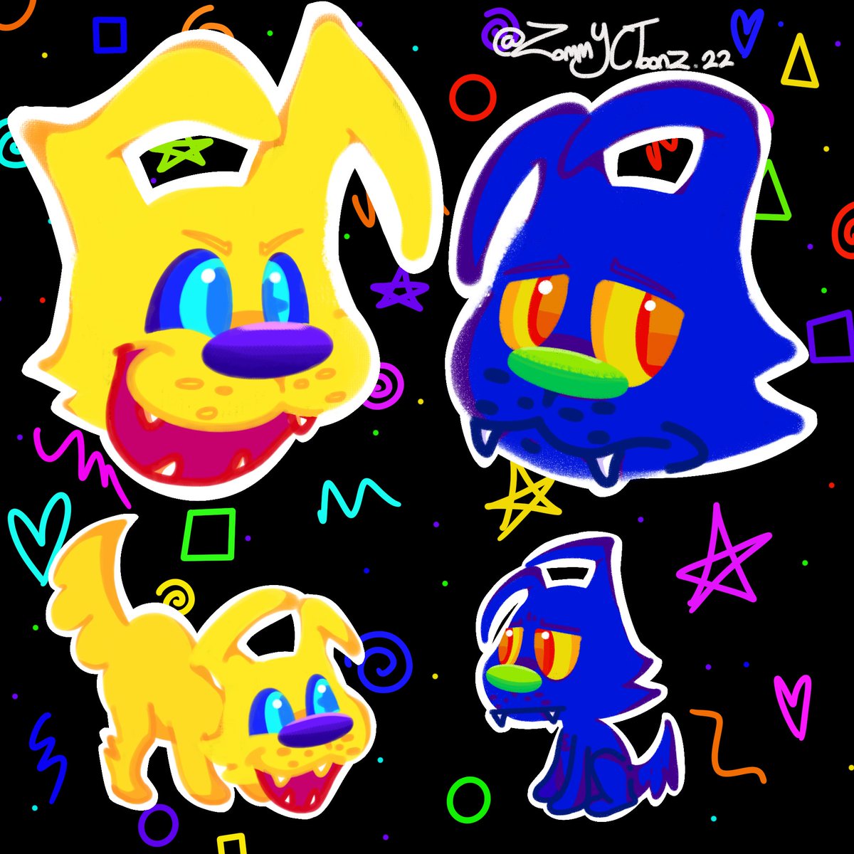 ZommyCtoonzz's tweet photo. Dog #dogdoodles #doggy #furryart #ocs #cartoonistoftwitter #arcadecore https://t.co/frnTiHv0ym