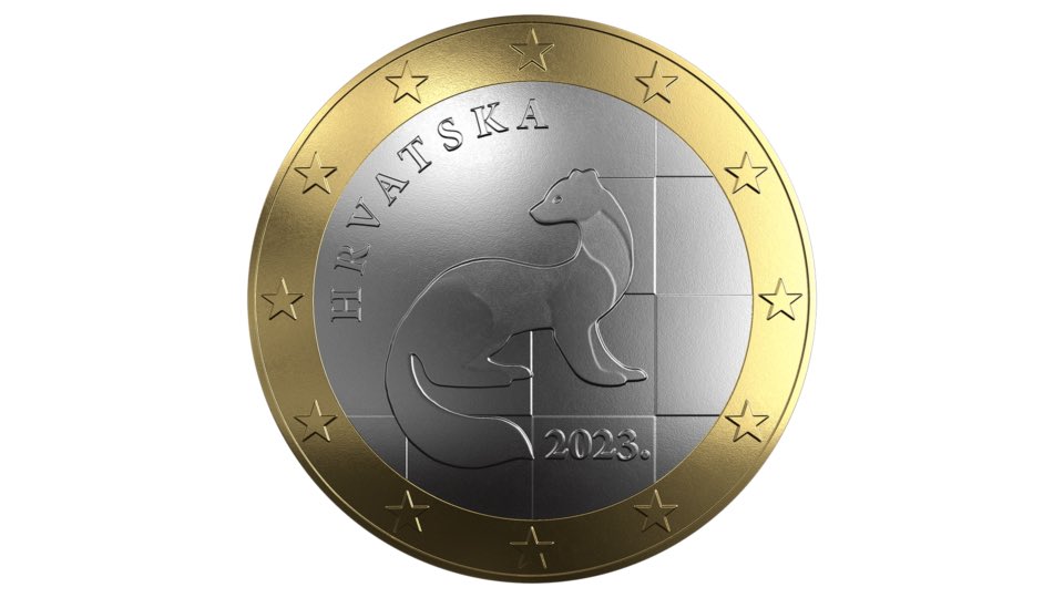 Watamotist on Twitter: "RT @SebastianRogac: Croatian 1 #euro coin: on