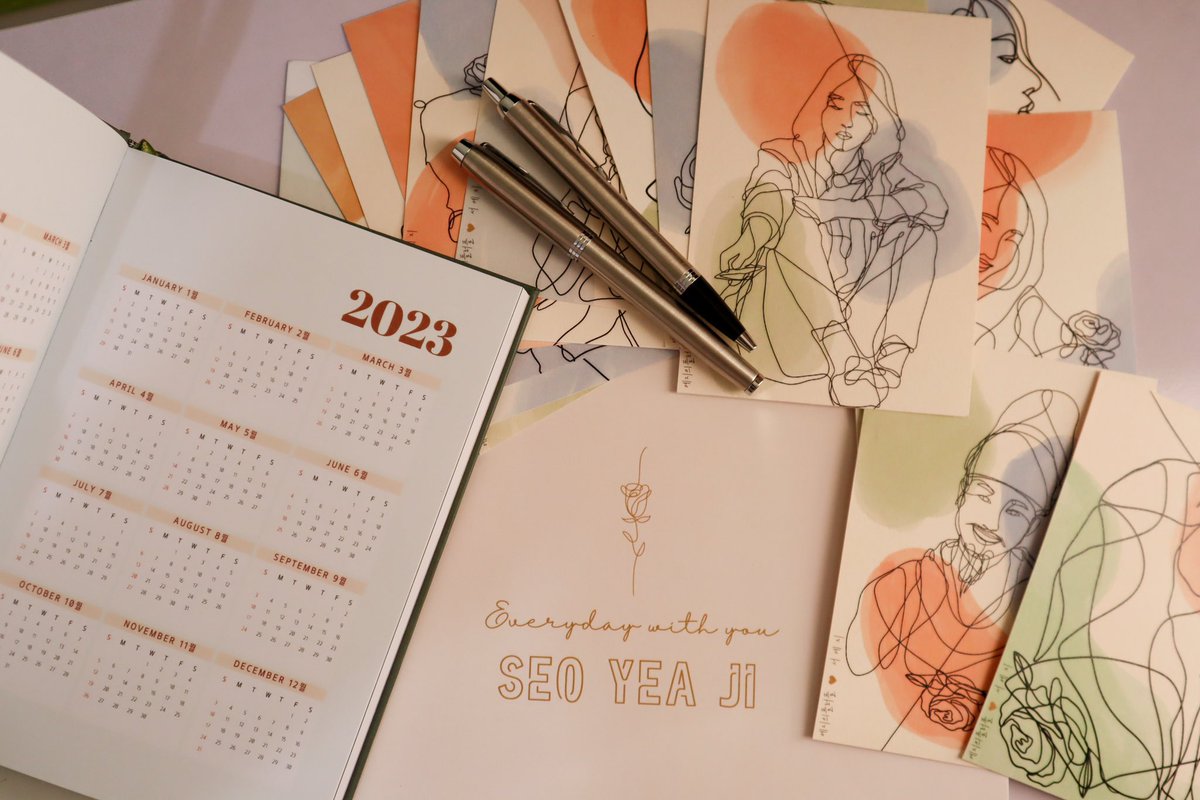 fluffleofyeaji's tweet image. We hope that you will be able to use and enjoy writing on your customized 2023 planner in the coming year~ a product and labor of our everlasting love for you! 🤍