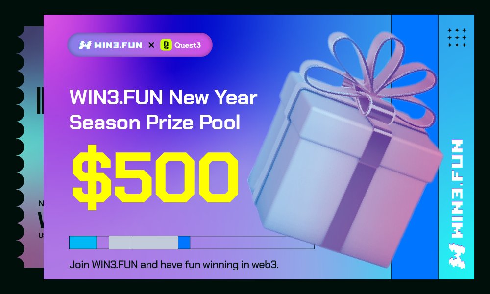 WIN3.FUN -🎟️open platform for web3 lucky draw🎟 tweet media
