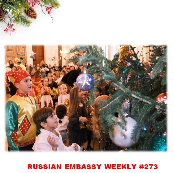RusEmbUSA's tweet photo. ⚡️Enjoy the 2️⃣7️⃣3️⃣nd #RussianEmbassyWeekly⚡️
🔗https://t.co/bhxfllhO0v https://t.co/AySTzW07G7