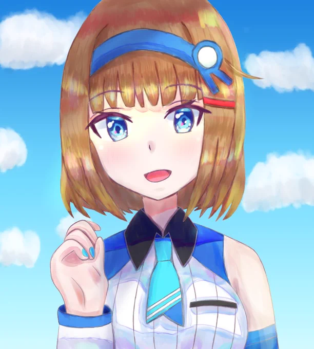 今から2年前くらい前のグリザイユ画法や水彩画風や厚塗りなどを練習してた時のイラスト 