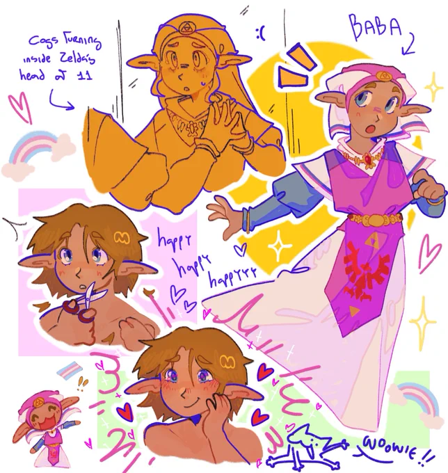 Trans oot Zelda propaganda #tloz #ocarinaoftime 