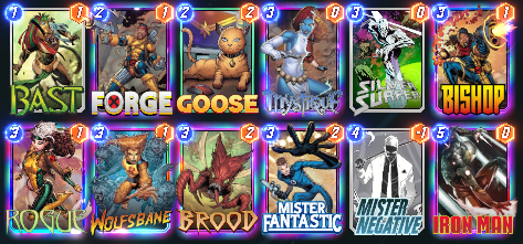 NightwingCCG's tweet photo. Finally hit infinite this season! It was a really rough climb, probably one of my most dislike meta thanks to Leech/Leader...

Silver Surfer is a fun and strong card. I mainly used Negative Surfer for the climb from 70s to mid 90s, then Sera Surfer from 97 https://t.co/aa9yncflTz