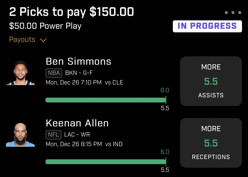 CoachDFS_'s tweet photo. Good night so far over on #PrizePicks really LOVE ❤️ this app man if you haven’t downloaded it yet use my 

CODE • PR-1DE69IM &amp; join the discord we’ve been cashing out in #NBA #NHL &amp; #NFL 💰✅ #BettingTwitter https://t.co/WPujjn6FBE