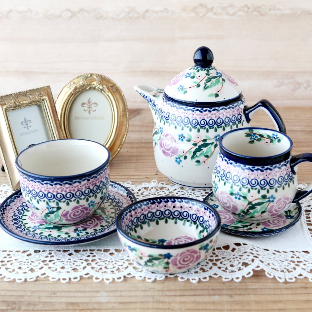 ポーリッシュポタリー お皿(カエル) 3個セット