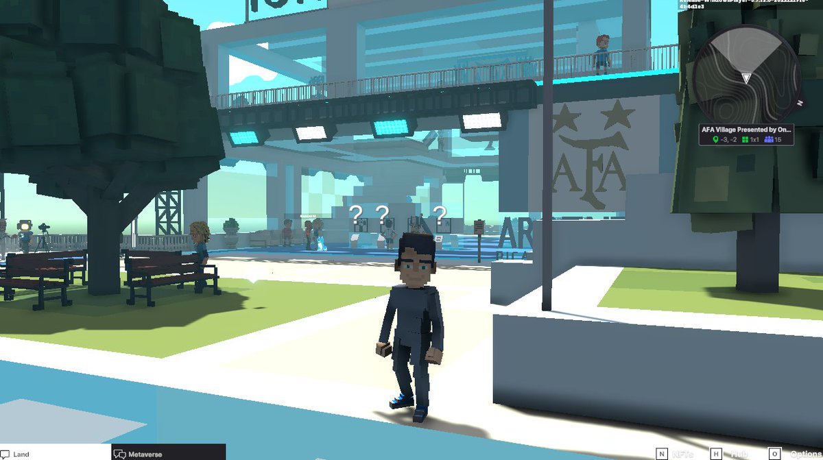 AnasputAs's tweet photo. @TheSandboxGame @aera_football @Argentina I dived in the AFA Village presented by OneFootball, check out my screenshot 👇⚽ https://t.co/FBXuQvPa98