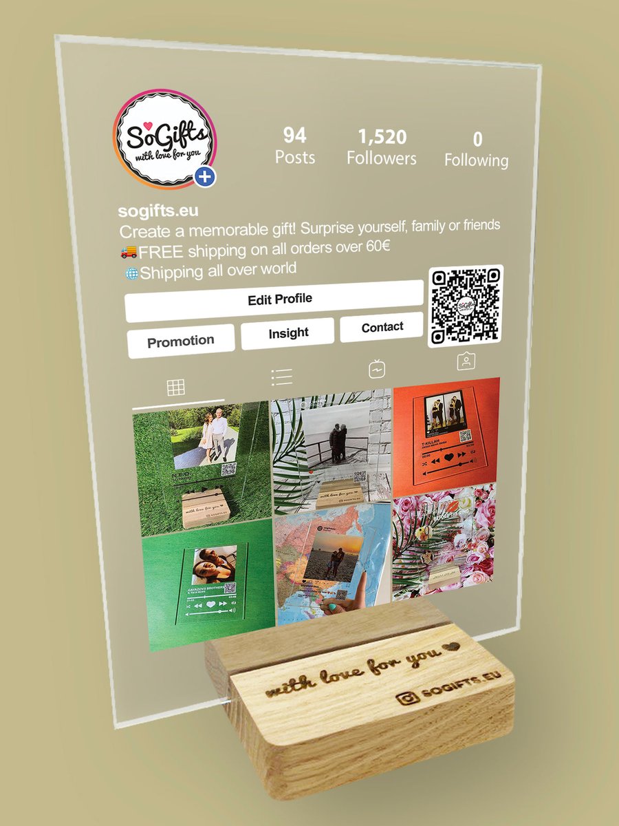 SOGifts1's tweet photo. 🤑Enjoy the deal and save up your money Personalised "Instagram Profile" glass poster is now selling at €25.00🤑
at 👉https://t.co/9qz3eDSoJQ
Grab it ASAP https://t.co/DeJFPN7jN1
#uniquegift #wedding #personalizedgift #giftsidea #gifts #love #christmas #birthday #life #valentine https://t.co/6Lcy3km8qB