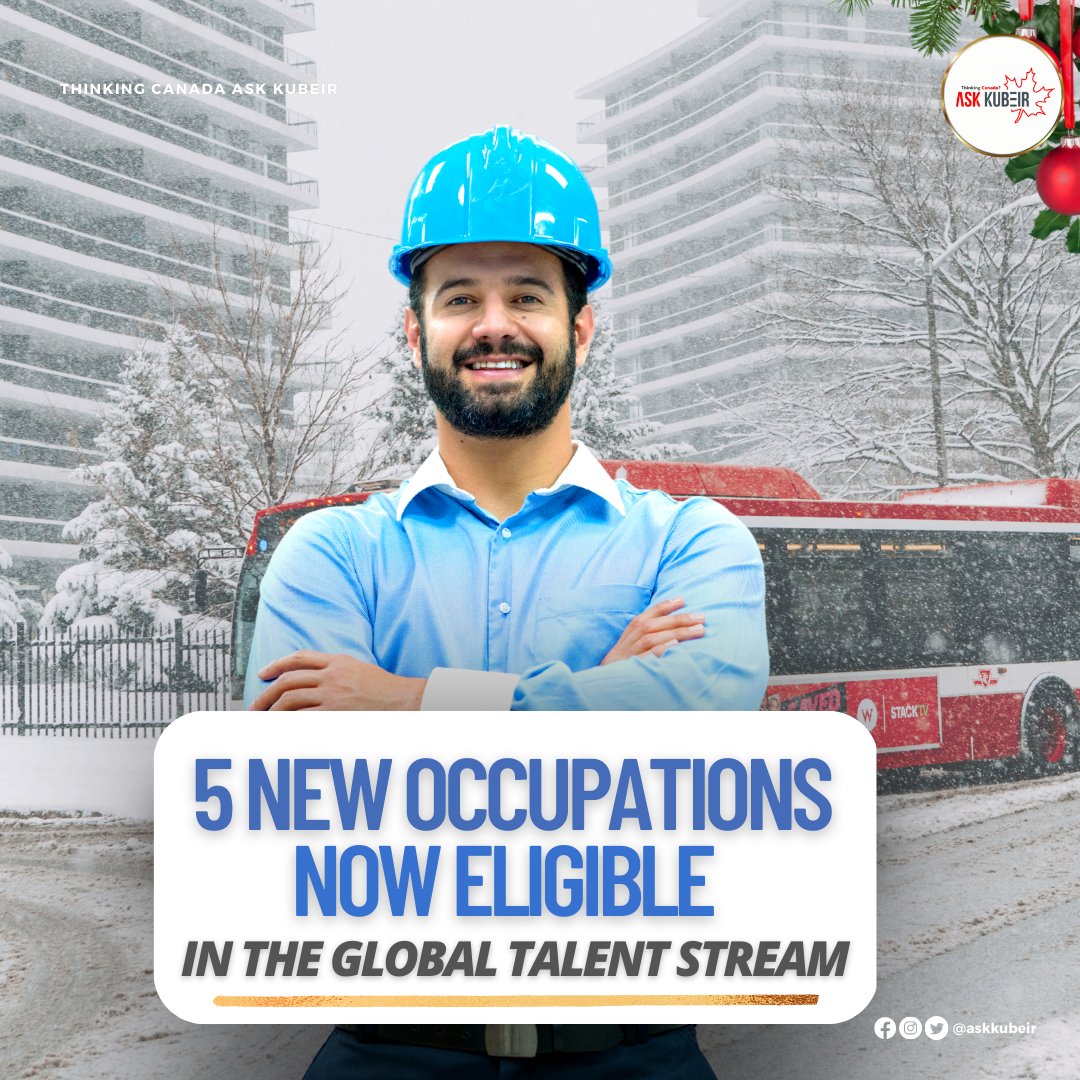 AskKubeir's tweet photo. 5 new eligible occupations have been added to the Global Talent Stream as of December 2022. 👏👏👏
If you are skilled and experienced in these fields, you can seek employment and apply for a GTS work visa.
#foreverhopeful
.
.
.
#GTS #globaltalentstream #workpermit #canadavisa https://t.co/2h5qLPy39o