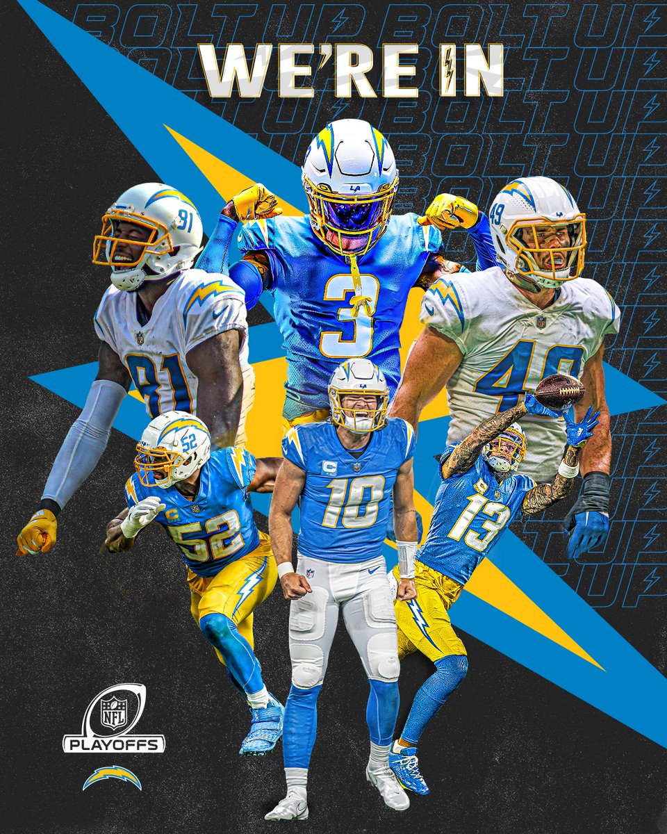 la chargers playoff schedule