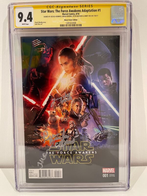 STAR WARS THE FORCE AWAKENS #1 CGC 9.4 4x signed by PETER MAYHEW JOHN BOYEGA...

Ends Fri 30th Dec @ 9:41pm

https://t.co/NIZe3bSctz

#ad #comics #marvelcomic #imagecomics #DCComics https://t.co/i6O4RCyCdK