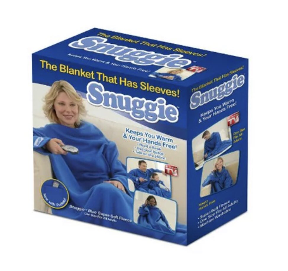 Brian_Stollery's tweet photo. When did the #Snuggie turn into the #Huggle? https://t.co/DjPpnIOtVv
