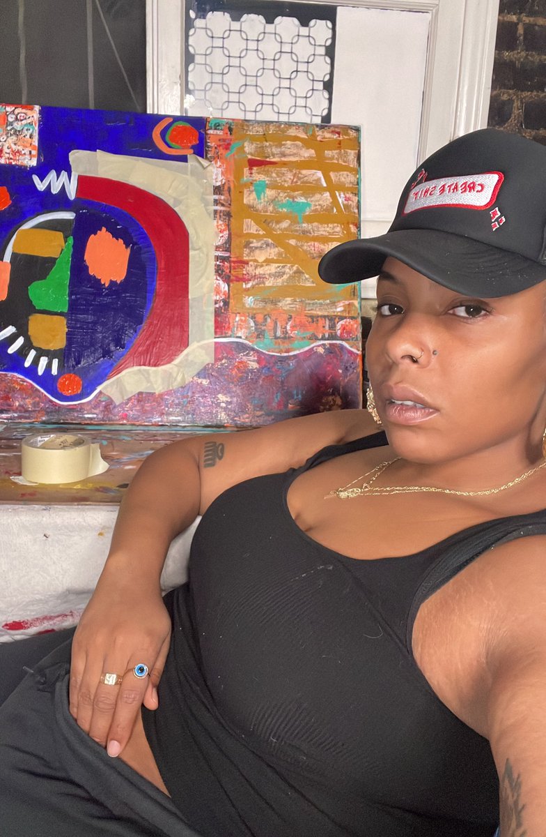 Lrn2Listen's tweet image. The Process Can Be A Lil Confusin But In The Process I trust ✊🏾😩
#createshit #lgbtq #BLACKARTIST #blackart #queerartist #abstract #abstractart