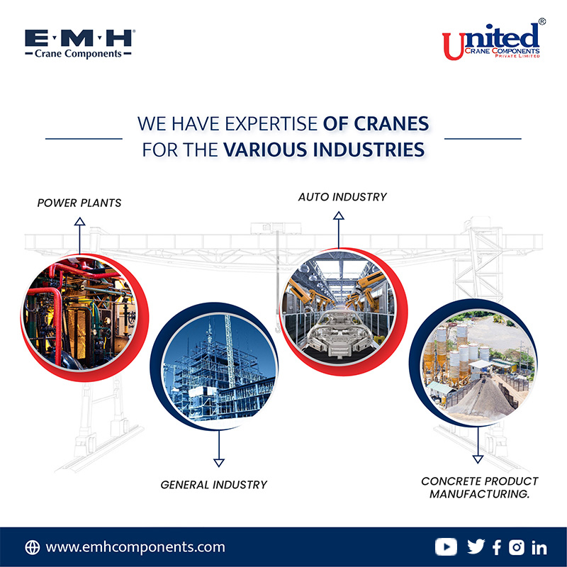 EMH_Crane's tweet photo. At EMH Crane Components, we consistently do our best to serve various industries and meet their material handling needs. We have material handling requirements for every sector.
.
.
.
#EngineeredMaterialHandling #EMH #cranes #manufacturing #engineering #tools #safety #EOTCrane https://t.co/dAT8vGPE1p