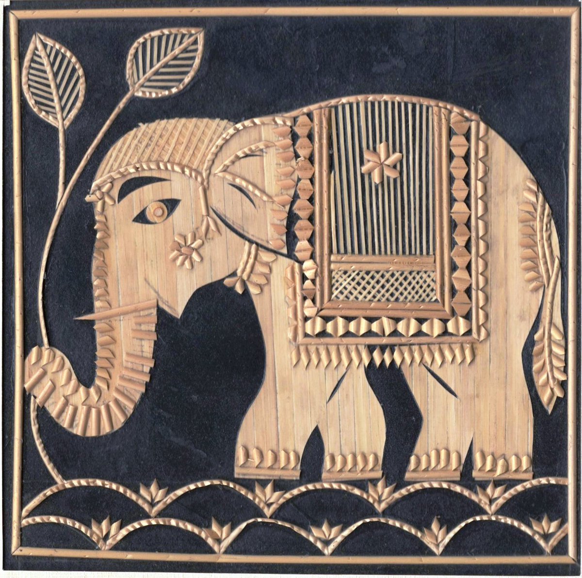 ArtnIndia's tweet photo. Grass Craft – Feeding Elephant

#Elephant #Nature #MadhubaniArt #Tribal #Mithila #SikkiGrass #GrassCraft #Bihar #IndianPainting #ArtnIndia #handmade #onlineart #art #painting #Sikki https://t.co/fNaUoEYTop