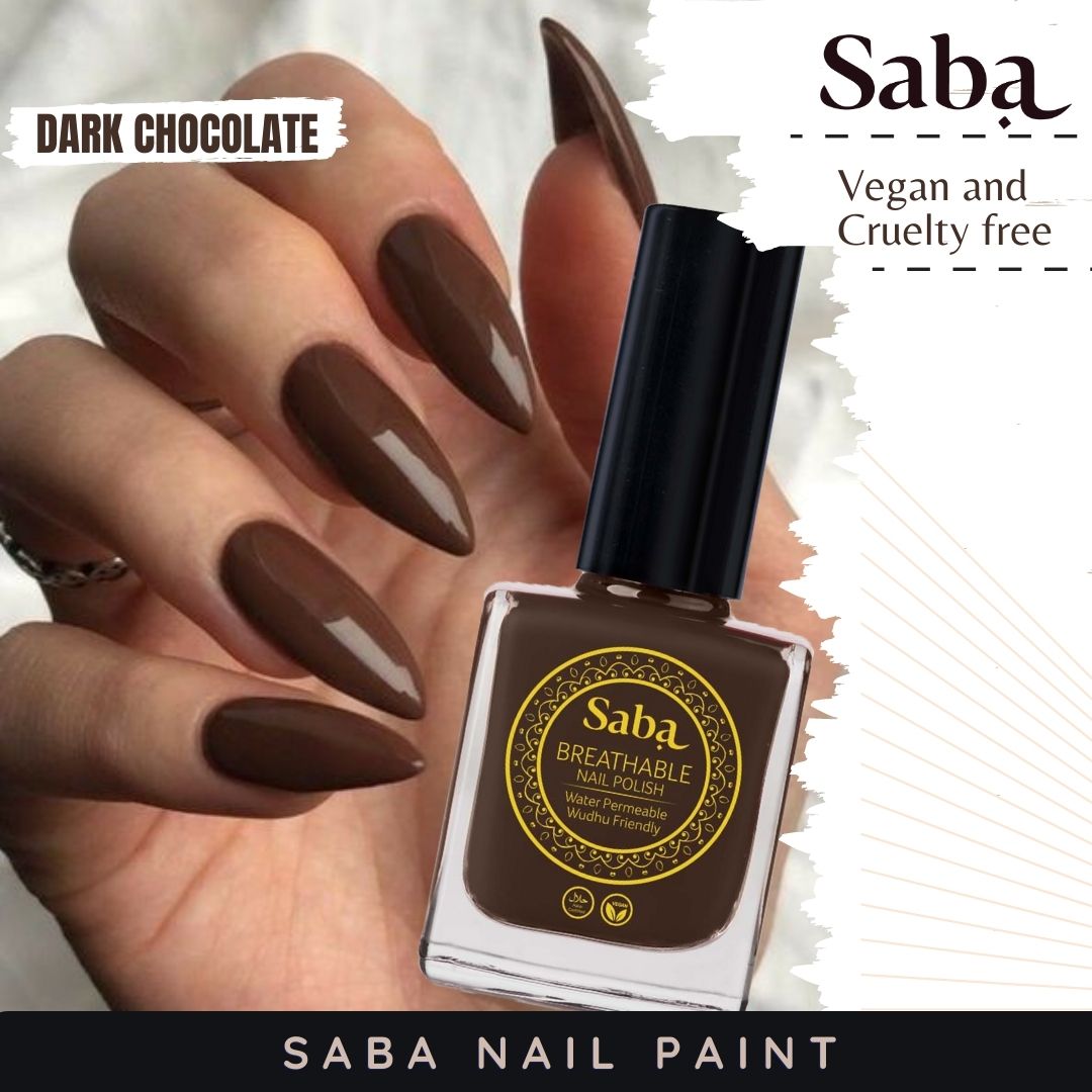 saba_personal's tweet photo. Saba's breathable nail paints are carefully designed to allow water and oxygen particles to travel through and reach your nails. This is a vibrant dark chocolate color nail paint that can survive on any occasion. Visit https://t.co/EVzjYPXd5S!

#Vegannailpaints #Naturalskincare https://t.co/ysY09aQbQ2