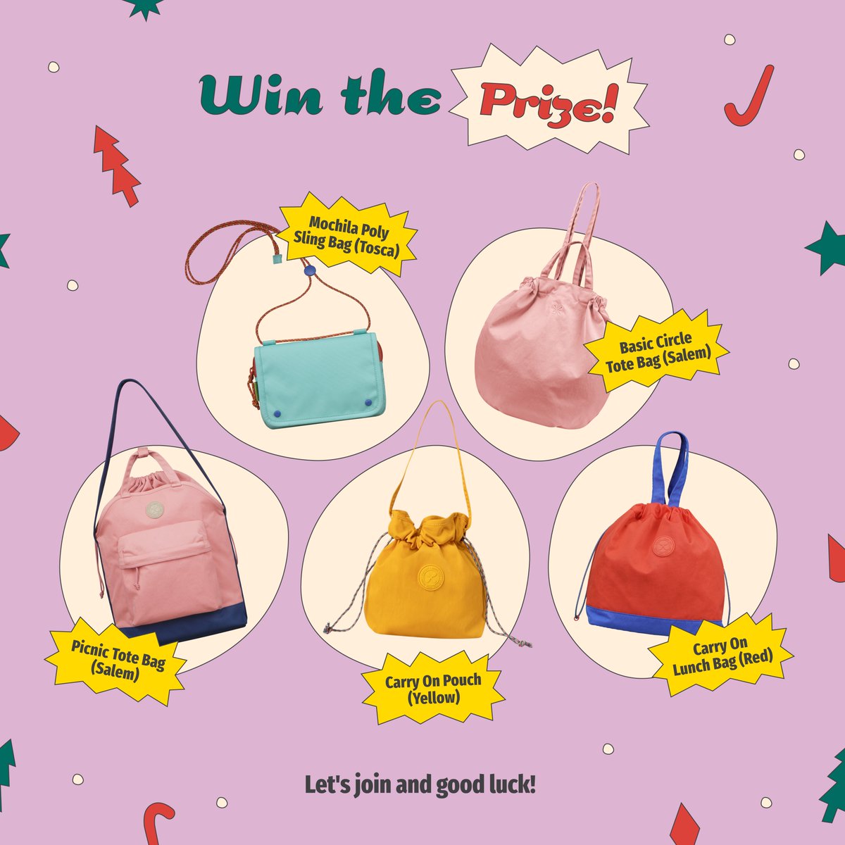 [Giveaway Akhir Tahun]🎉🎆
Exsport siap bagi-bagi 5 produk GRATIS yang bisa kamu pake untuk liburan! 🤩👀

Cara ikutan:
-Follow <a href="/exsportbags/">EXSPORT Bags Official</a>
-Retweet tweet ini
-Reply, cari kata, dan lingkari aktivitas yg harus kamu lakukan di thn 2023!
-Sertakan hashtag #HolidayPlayday