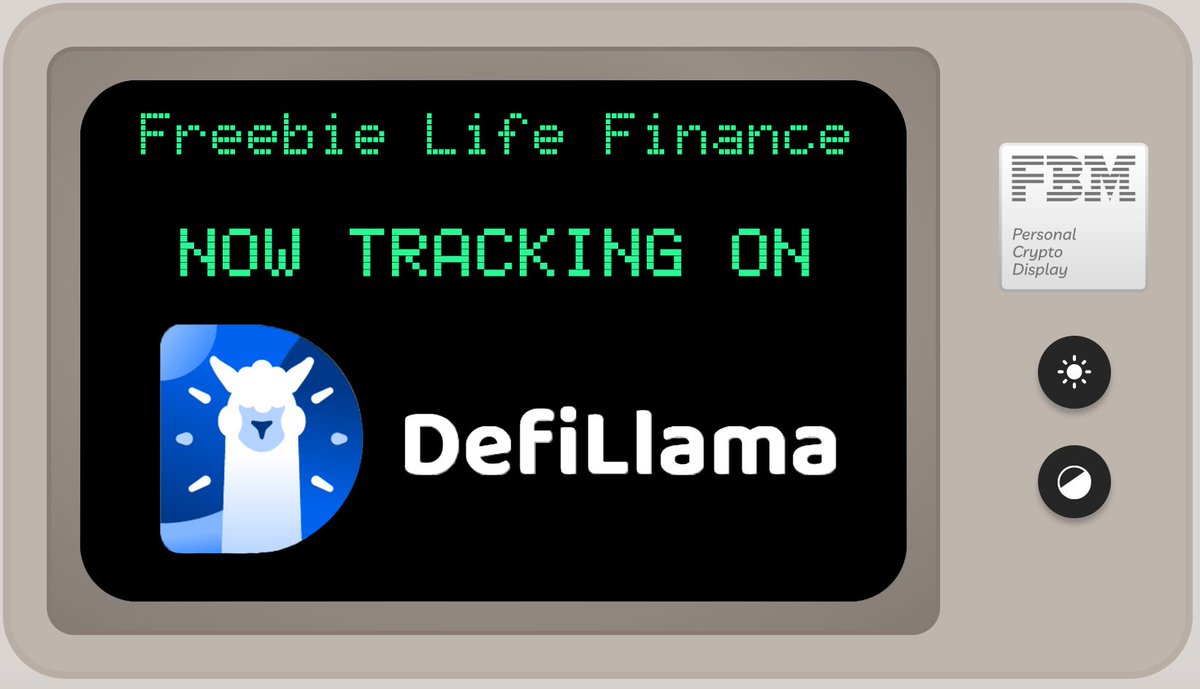 🎯 Now tracking $FRB <a href="/freebielifeme/">Freebie Life Finance</a> 
on <a href="/DefiLlama/">DefiLlama.com</a>  🦙

It's tracking the volume locked on the Freebie Vault.

Staking protocol for a chance to win tokens in a random manner [...] defillama.com/protocol/freeb…

#DeFi #DAO #FRB #defillama #AVAX