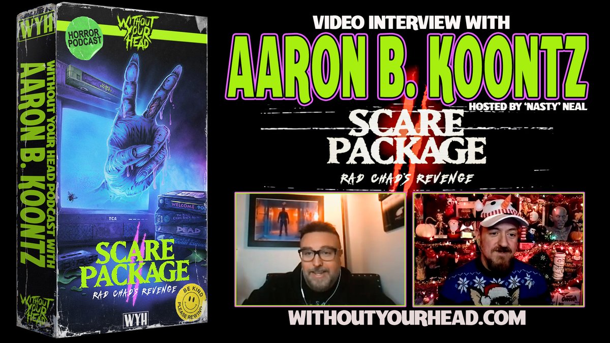 Aaron B. Koontz director of Scare Package 2 - Without Your Head: withoutyourhead.com/viewnews.php?a… 
#ScarePackage2 #AaronBKoontz #Shudder #ScaryMovie #NewMovie #WithoutYourHead #MovieInterview #NastyNeal #TerribleTroy #TristaRobinson