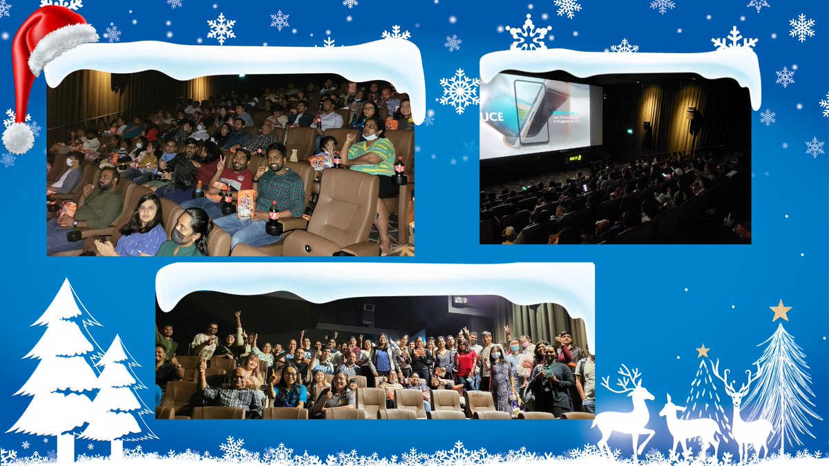Christmas this year brought a lot of cheer and good times for # Tebsians!! We hosted an #Avatar movie night and enjoyed watching with friends and family. A very happy holiday from the TeBS family to all!!
#christmas2022 #employeebonding #movienight
