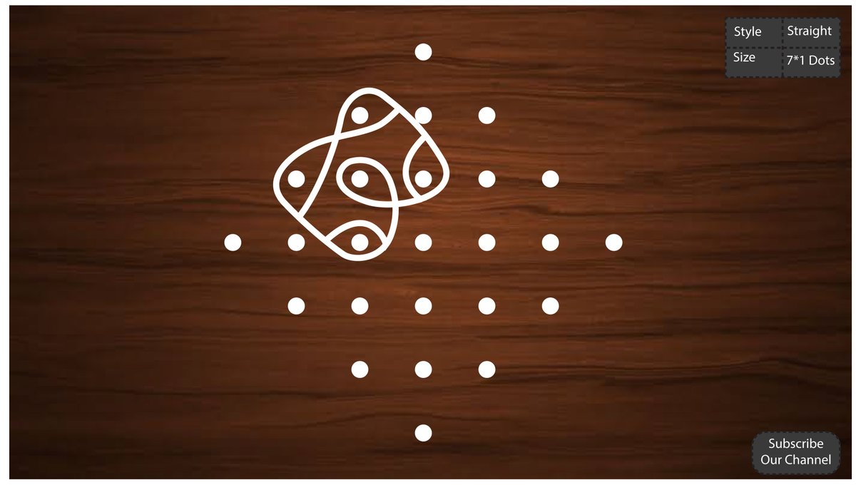 Simple Daily Special Kolam Dots | kambikolam | Muggulu | sikkukolam | Me... youtu.be/FFMEpxQOhu0