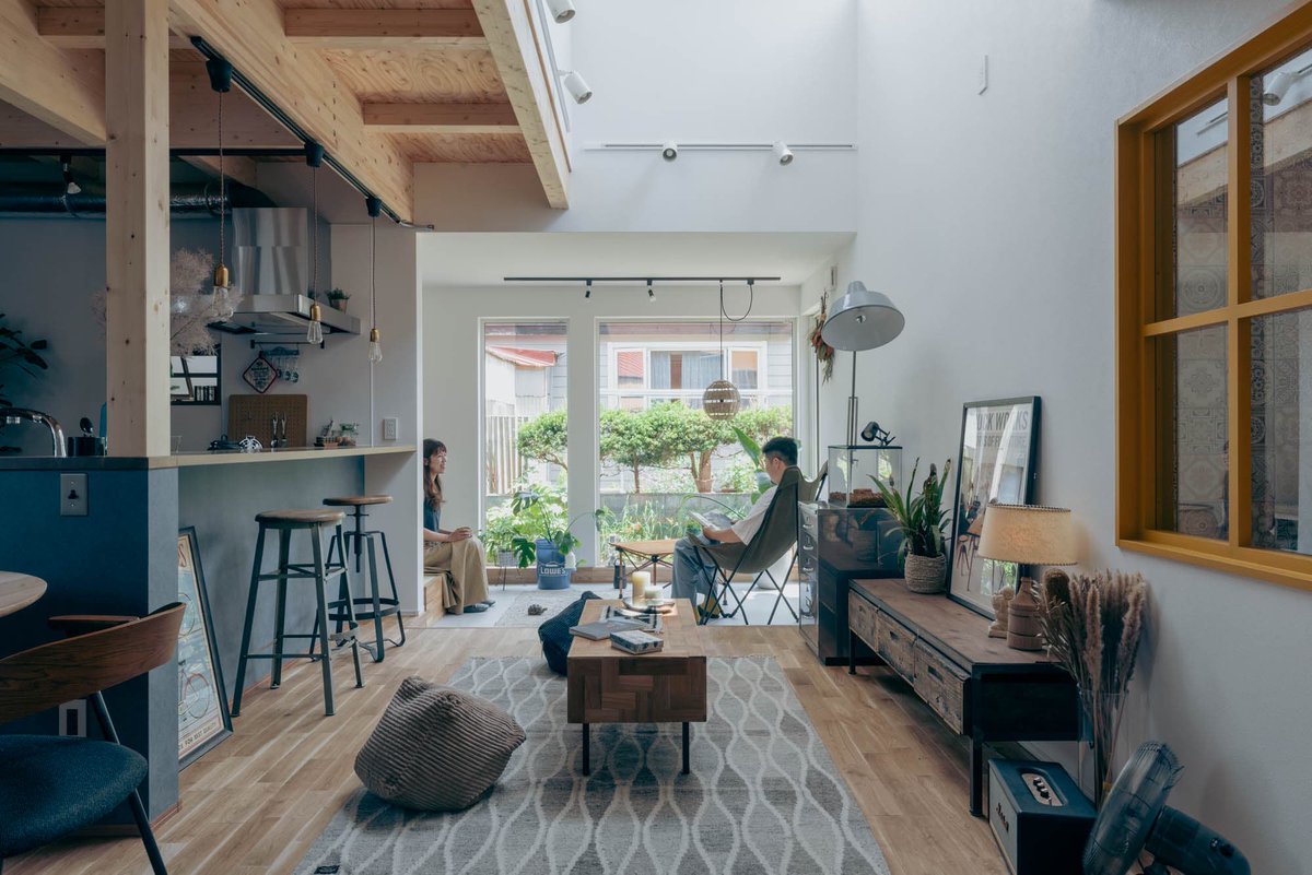 renoves's tweet image. 【WORKS】新築注文住宅事例「Kiji」を追加しました。ぜひ御覧ください。renoves.jp/works/17584/