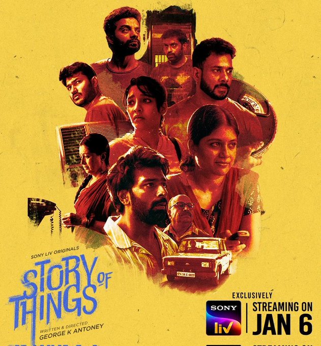 New Tamil series #StoryofThings by  
<a href="/georgeantoney/">George K antoney</a> premieres from Jan 6th on 
<a href="/SonyLIV/">Sony LIV</a>  

<a href="/vinoth_kishan/">vinoth kishan</a> <a href="/ritika_offl/">Ritika Singh</a> #AnshitaAnand 
<a href="/aditibalan/">Aditi Balan</a> <a href="/gautamitads/">Gautami Tadimalla</a> <a href="/aajkaarjun/">a k maurya</a>
<a href="/imkbrshanthnu/">Shanthnu</a> <a href="/bharathhere/">bharath niwas</a> <a href="/linga_offcl/">Linga</a>
<a href="/chutzpapro/">Chutzpa Productions</a> <a href="/hariprasd/">hariprasd</a> <a href="/MadleyBlues/">Madley Blues</a>
<a href="/Synccinema/">Sync Cinema</a> @infinit_maze