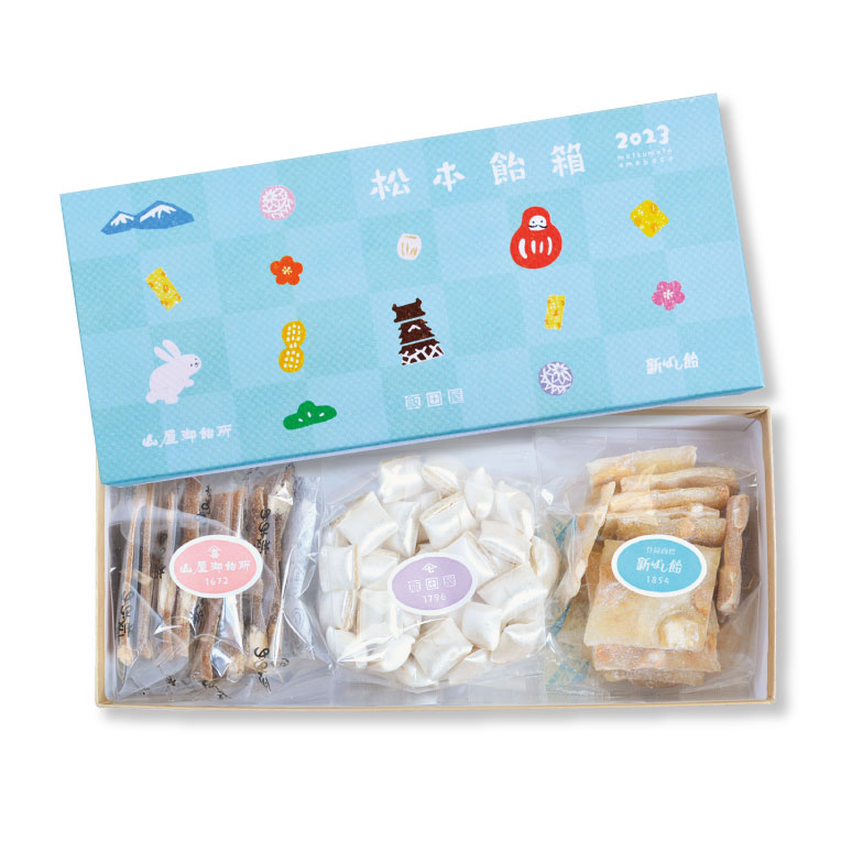Kami_Labo_'s tweet photo. 毎年恒例のお年賀商品「松本飴箱」のパッケージをデザインさせていただきました。
お正月や松本のモチーフを散りばめ、ピンクとブルーの2色展開です。
12/28に発売開始です!
#Kami_Labo_ #KamiLabo #大徳紙商事 #ペーパークラフト #デザイン #手作り #松本市 #matsumoto https://t.co/qRwpASmzMR