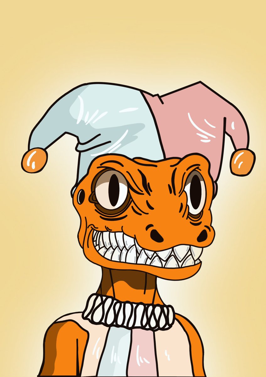 Made some fan art dedicated to @WildOnesCNFT he’s ready to wild and clown in Wilderness Valley! Hope you guys will like it! 🤡 🦎 #CNFT #CNFTCommunity #NFT #CARDANO