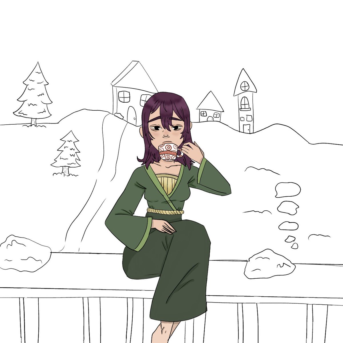 Ailen_here's tweet photo. I'm not finishing this but here #draw #unfinished #drawing #digitalart #art https://t.co/tqsFTaU8ei
