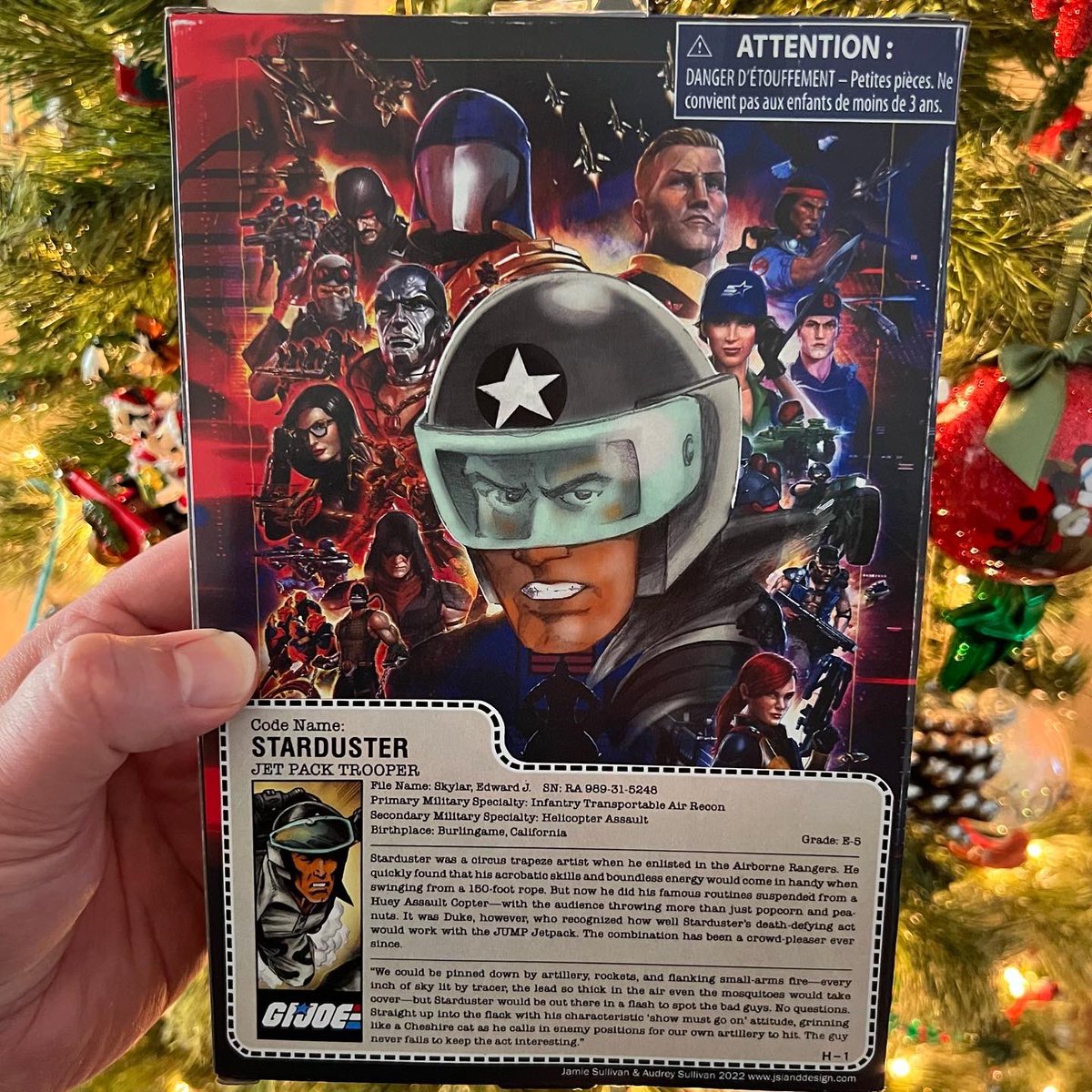InPursuitofToys's tweet photo. Hope you all had a great Christmas holiday. Here’s a look at a gift I received from my brother. From the SoCal 2022 Joe Show, an exclusive custom GI Joe Classified Starduster figure!
#merrychristmas #gijoe #gijoeclassified #gijoeclassifiedseries #socaljoeshow #actionfigures https://t.co/SCmtZ3CpvD
