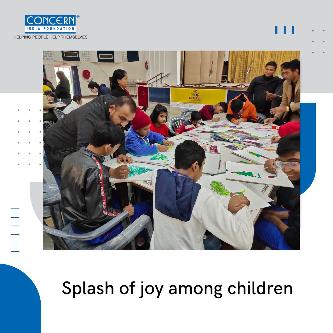 ConcernIndia_'s tweet image. Concern India Foundation conducted SPLASH, an art initiative for specially-abled children to showcase their creative expression.

Click to read more:
linkedin.com/feed/update/ur…

#Concernindiafoundation  #kavitagugnanisha #splash #art #colours