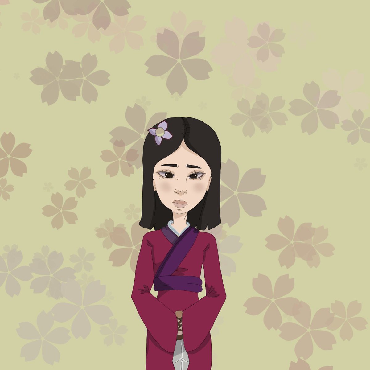 Ailen_here's tweet photo. Drew Mulan in my style or tried #Mulan #sytle #art #digitalart https://t.co/2x8Kw0E0Y8