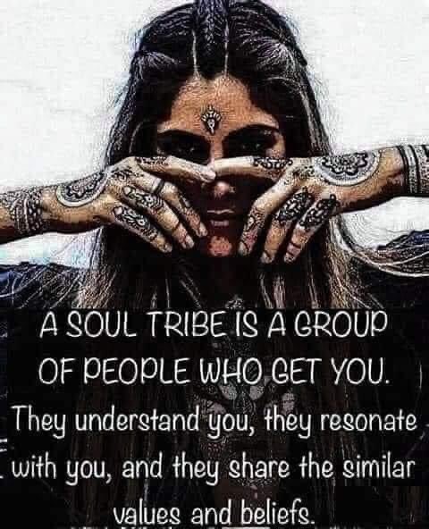 MO8AIC's tweet photo. A SOUL TRIBE IS A GROUP OF PEOPLE WHO GET YOU.
They understand you, they resonate with you, and they share the similar values and beliefs.                     #soultribe #Soul #TRIBE #family #love #Spirituality #inspiration #Motivational #life #spirit #YouAreNotAlone https://t.co/Y9LVE3bBcj